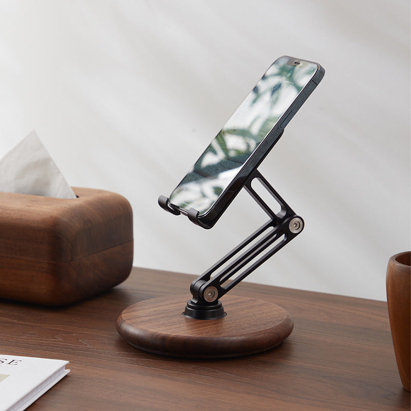 Black Walnut Phone/Tablet Swivel Holder