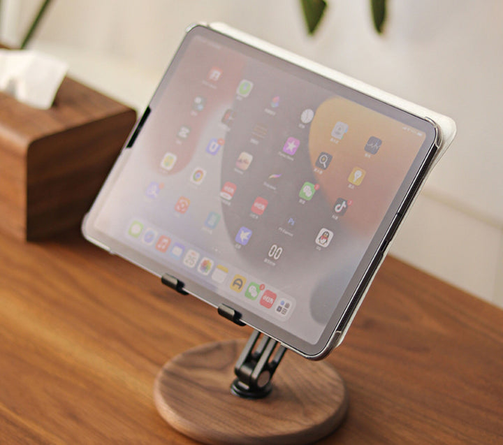 Black Walnut Phone/Tablet Swivel Holder